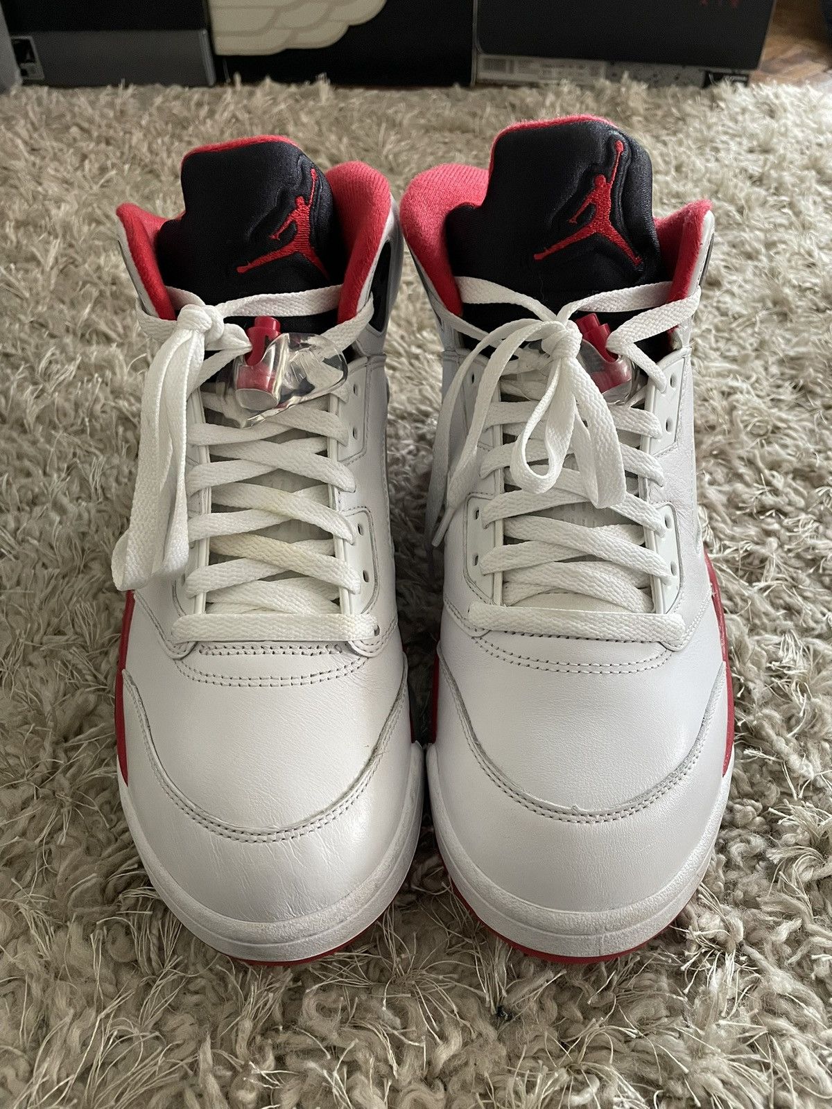 Jordan Brand Jordan 5 Fire Red Size US 8.5 / EU 41-42 - 4 Thumbnail