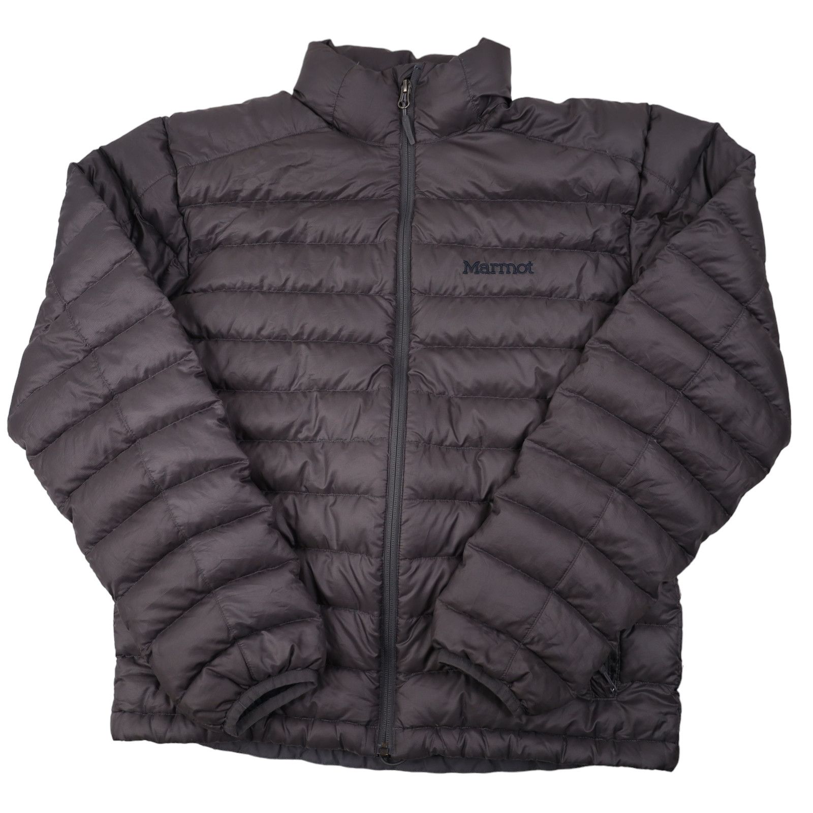 image of Marmot 700 Down Quilted Puffer Jacket in Grey, Men's (Size Small)