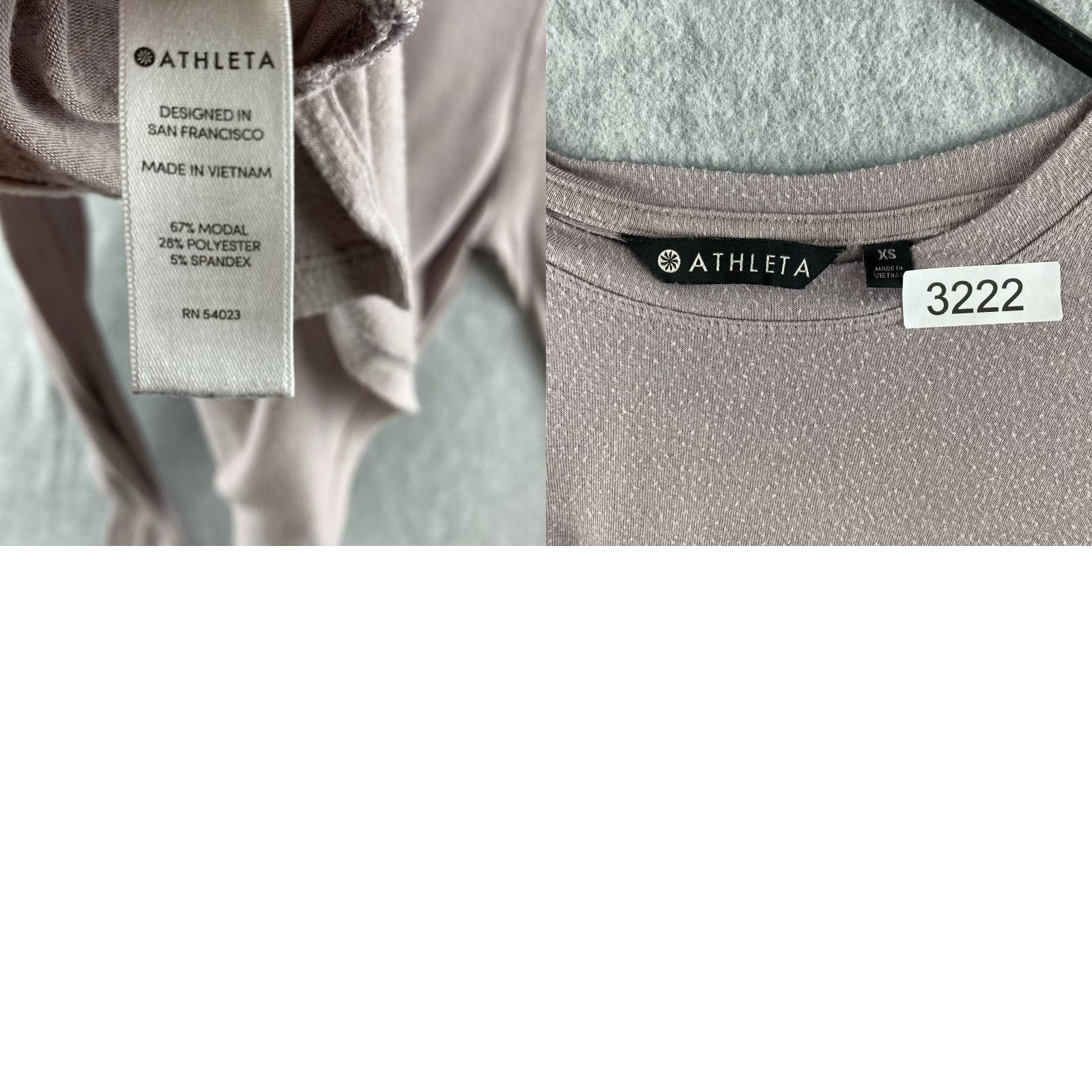 Athleta Athleta Top Womens XS Purple Pullover Round Neck Long Sleeve Lightweight Stretch Blended Shirt Size XS / US 0-2 / IT 36-38 - 10 Thumbnail