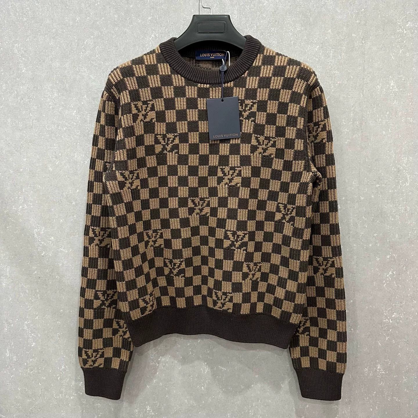 Louis Vuitton Louis Vuitton Checkered Wool Sweater Size US S / EU 44-46 / 1 - 1 Thumbnail