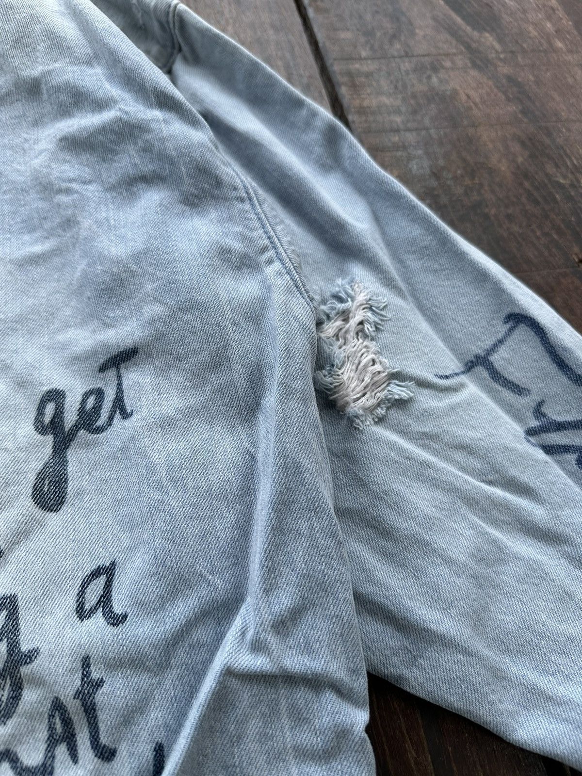Zara Zara Man Distressed Denim Size US L / EU 52-54 / 3 - 11 Thumbnail