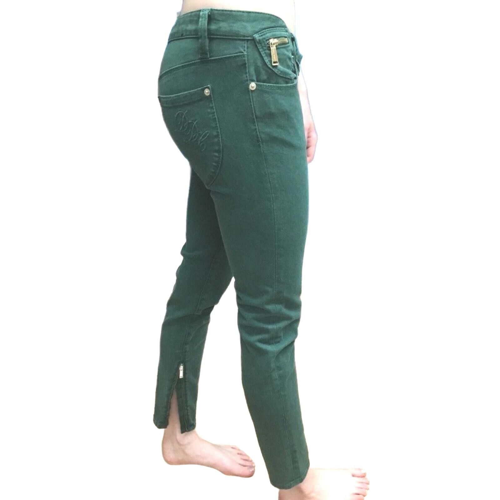 Dsquared2 Dsquared² Green 30" Low-Rise Zip Ankle Skinny Jeans Size 26" / US 2 / IT 38 - 1 Thumbnail