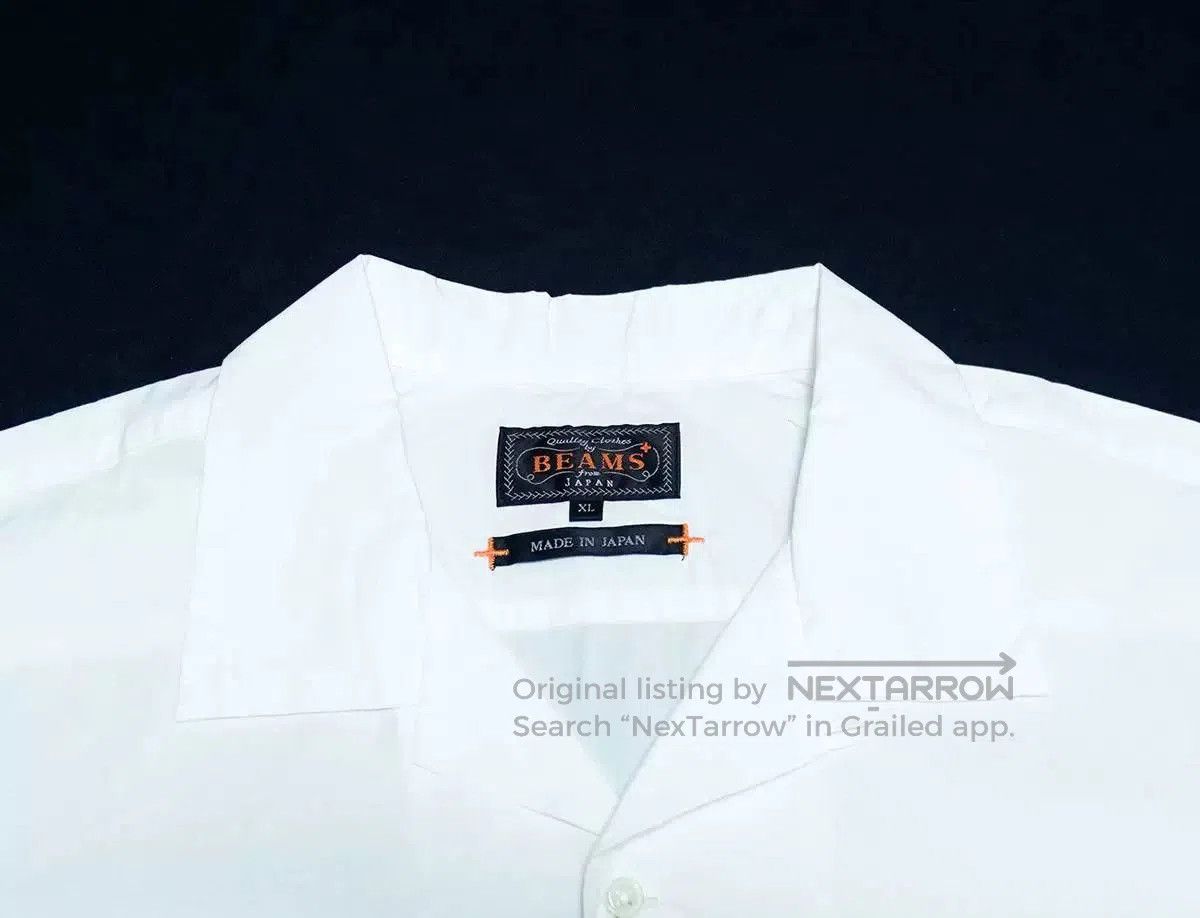 Beams Plus BEAMS PLUS Open Collar Short Sleeve Pima Shirt. Size US XL / EU 56 / 4 - 2 Thumbnail