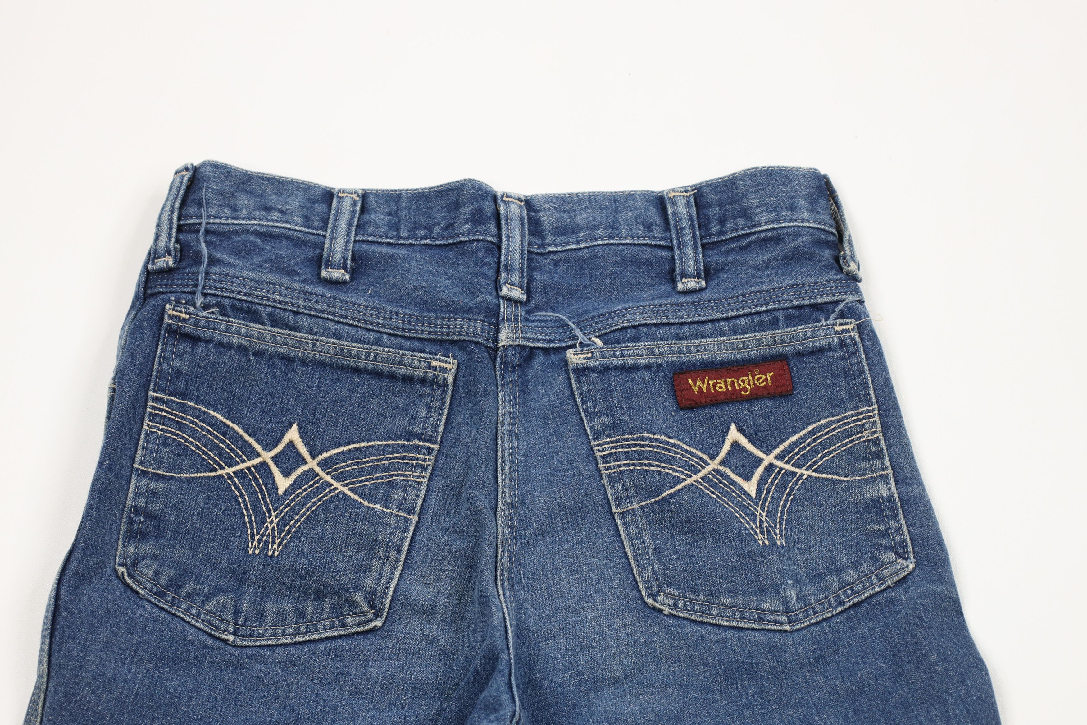 Vintage × Wrangler Vintage 70s Wrangler Wide Leg Bell Bottoms Denim Jeans USA Size 28" / US 6 / IT 42 - 11 Thumbnail