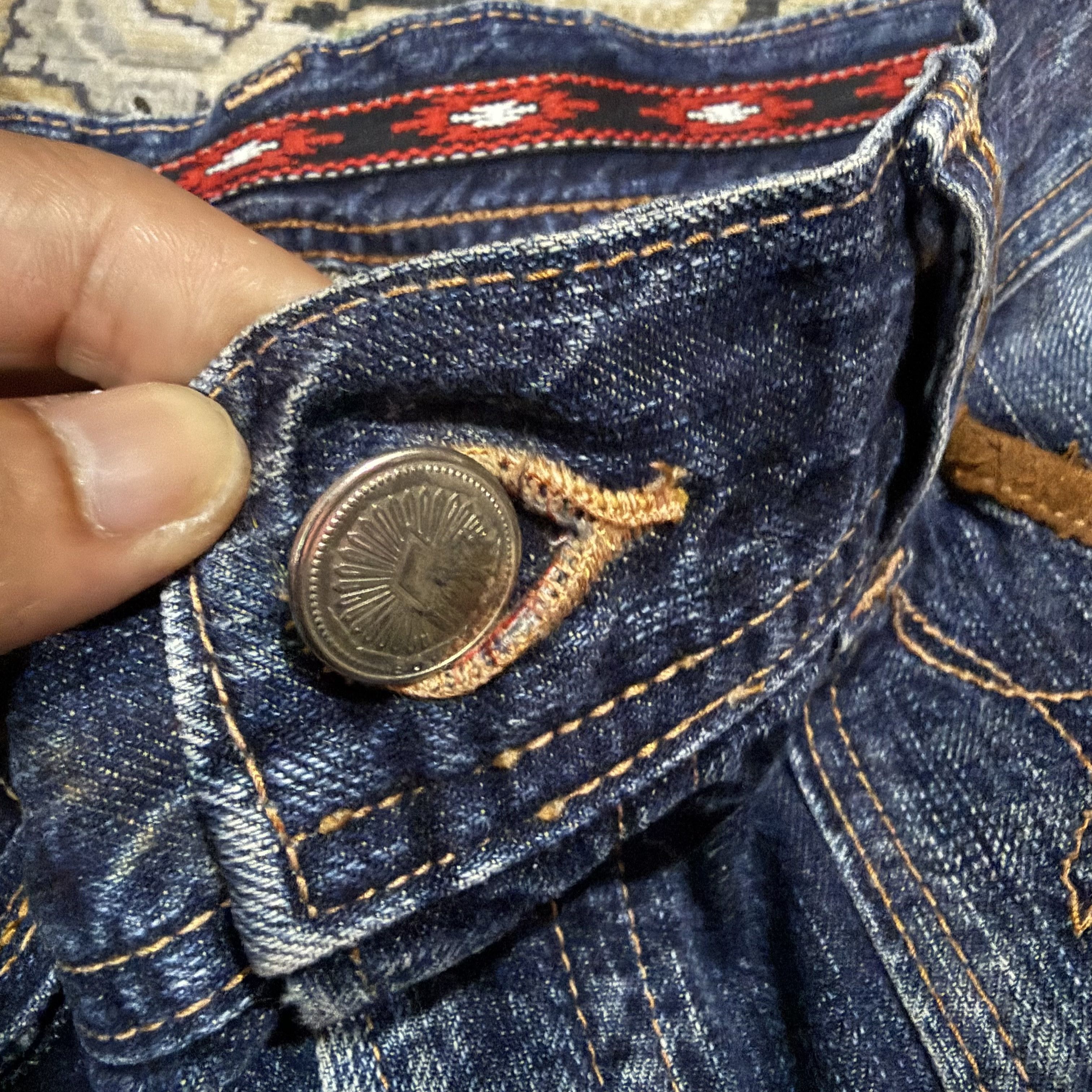 Edwin W34 Vintage Edwin Bush Pants Distressed Denim Jean Size US 34 / EU 50 - 15 Thumbnail