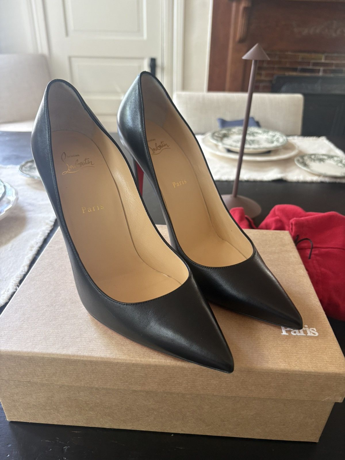 Christian Louboutin Kate 100 Leather Pump Size US 11 / IT 41 - 1 Thumbnail
