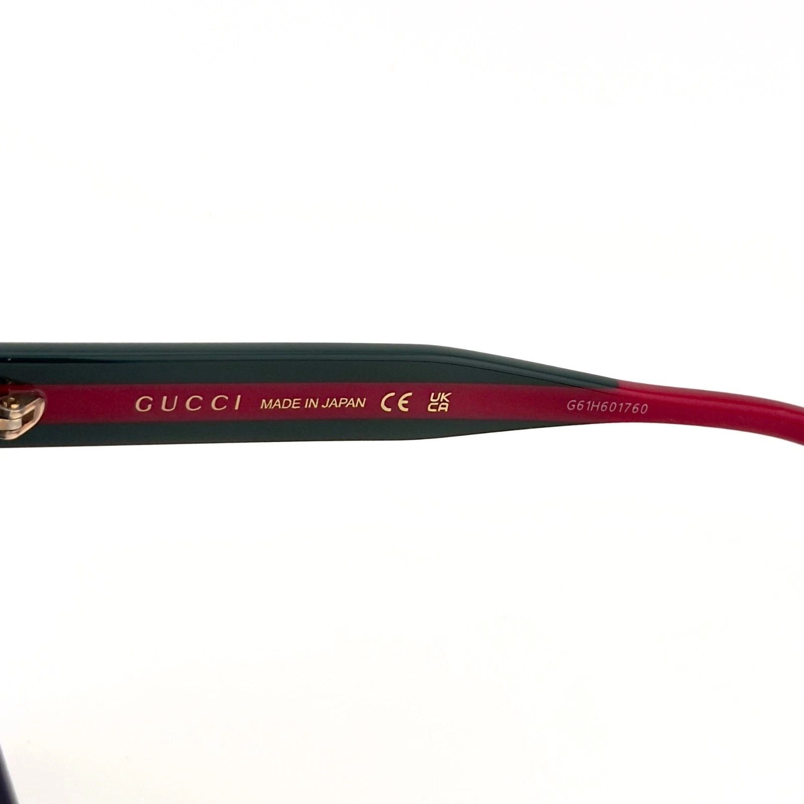 Gucci GUCCI GG2119S WEB Stripe Logo 2119 Black Green Geometric 001 Size ONE SIZE - 7 Thumbnail