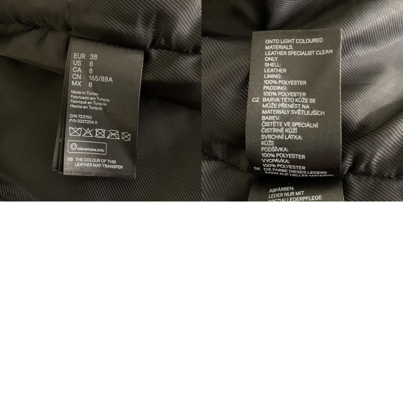 Alexander Wang ALEXANDER WANG Size 8 Black Leather Quilted Puffer Moto Racer Jacket Womens Size M / US 6-8 / IT 42-44 - 8 Thumbnail