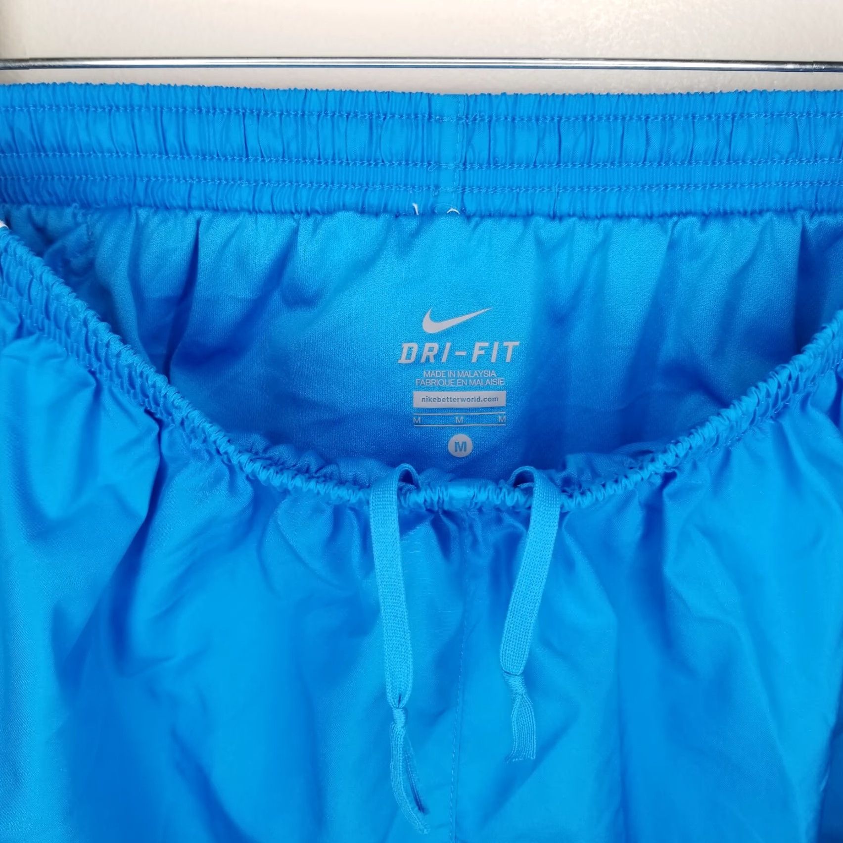 Nike Nike Womens Shorts Activewear Dri-Fit Running Jogging Blue Black Size M Size 32" / US 10 / IT 46 - 2 Thumbnail