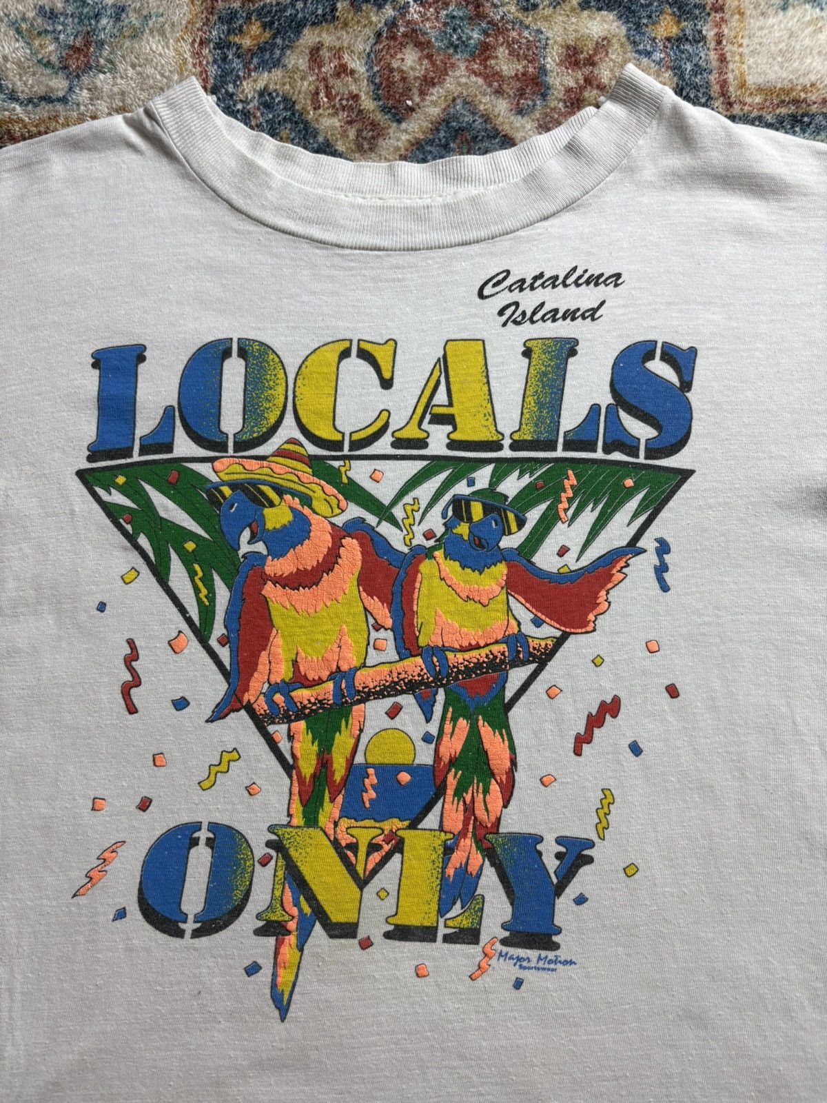 Vintage Vintage Locals Only Parrots T-shirt Large Size US L / EU 52-54 / 3 - 4 Thumbnail