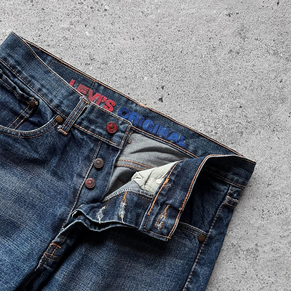 Levi's × Levi's Vintage Clothing × Vintage Levis 511 Vintage 80s 90s Blue Denim Straight Jeans Y2K USA Size US 30 / EU 46 - 5 Thumbnail