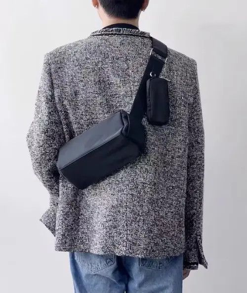 Designer Fashion y2k square side bag belt bag shoulder bag Size ONE SIZE - 2 Thumbnail