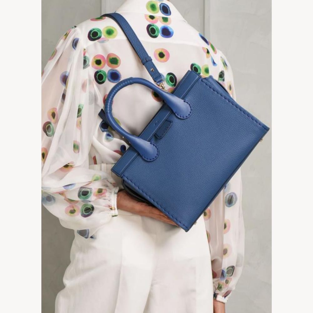 Chloe o1loc1c0624 Size: OS / CHC23 Edith Medium Tote in Deep Denim Size ONE SIZE - 2 Thumbnail