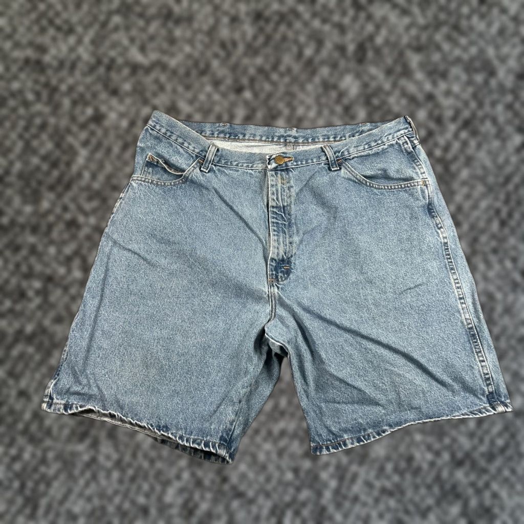 Wrangler Vintage Wrangler Men's Bermuda Shorts 40 Blue Denim Casual Summer Fall Spring Mens Size US 40 / EU 56 - 1 Thumbnail
