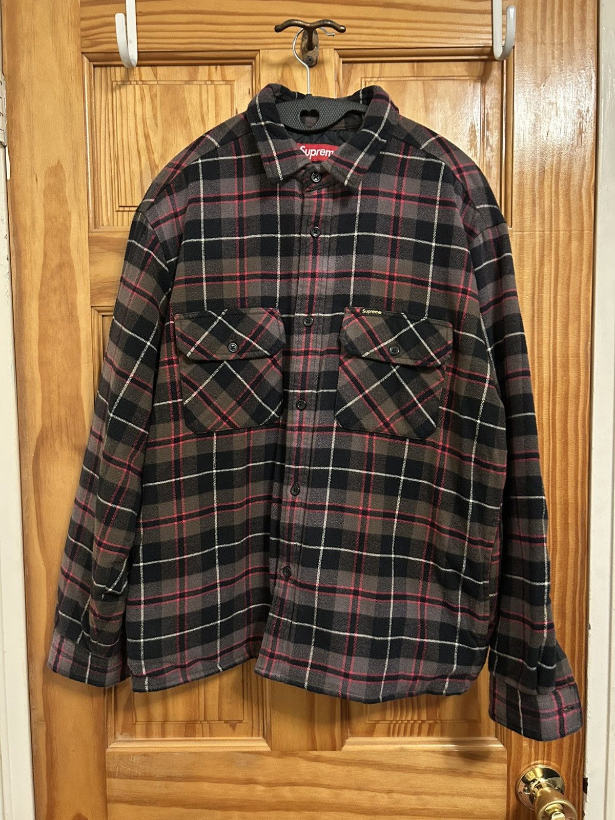 Supreme Supreme Real Tree Orange Camo Flannel Size large | Grailed
