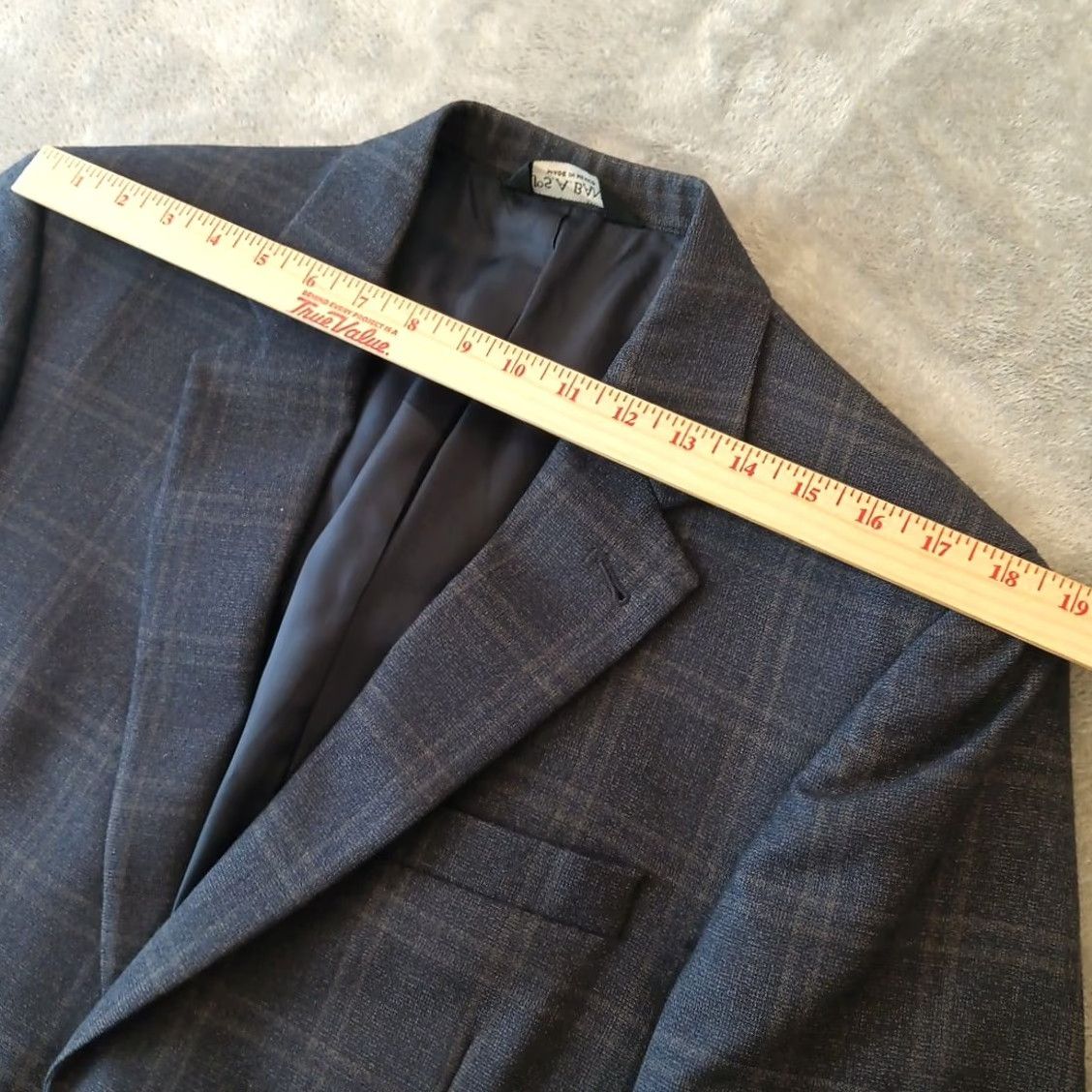 Jos. A. Bank Jos. A. Bank Blazer Mens 38 Blue Plaid Wool Two-Button Single Vent Notch Lapel 2 Piece Formal Business Jacket Coat Size 38R - 3 Thumbnail