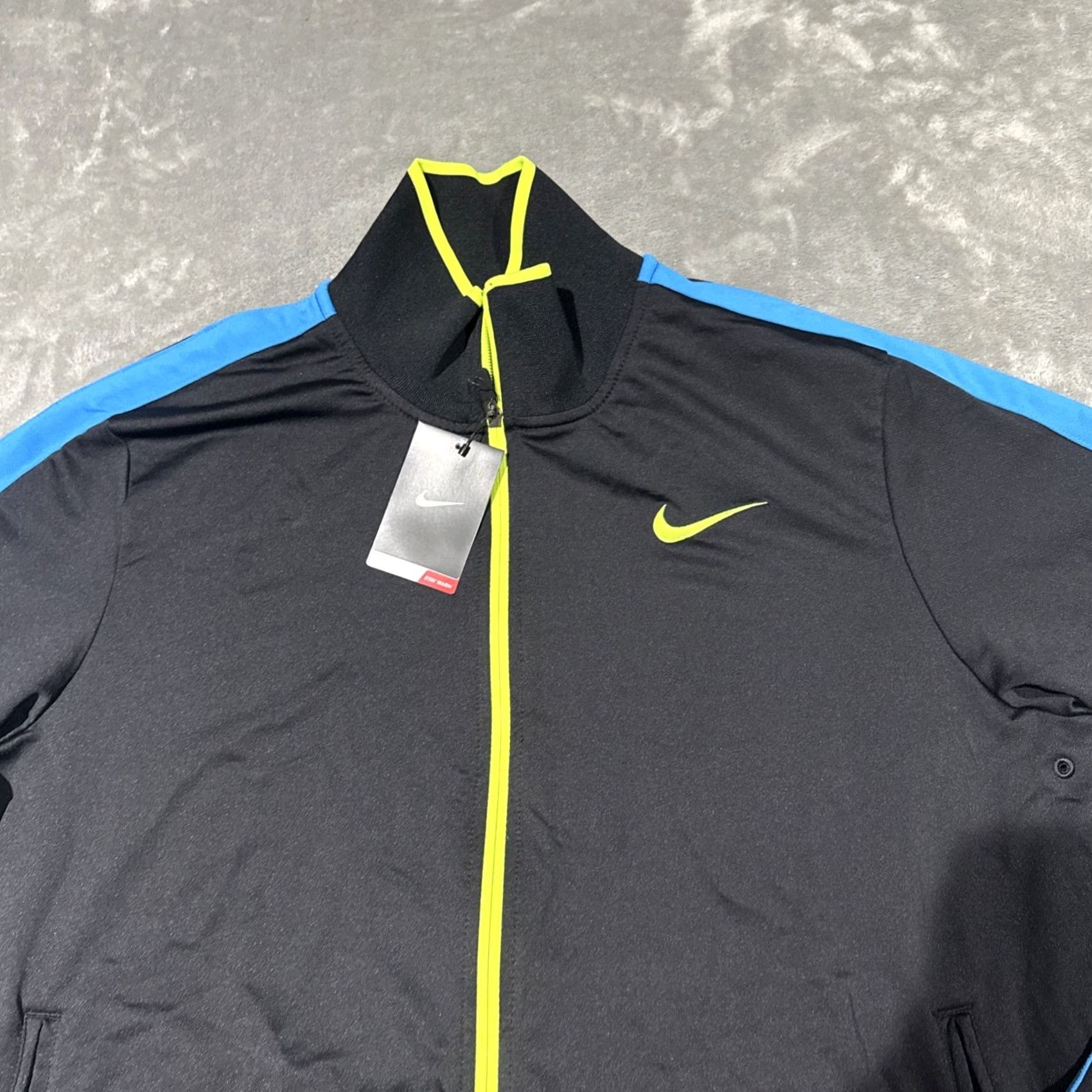 Nike Nike Rafa Nadal 2012 US Open Tennis Jacket Mens XL Black And Blue Size US XL / EU 56 / 4 - 2 Thumbnail