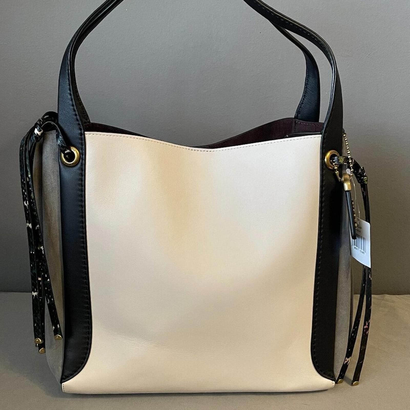 Coach coach Harmony Hobo In Colorblock Snakeskin Size ONE SIZE - 1 Thumbnail