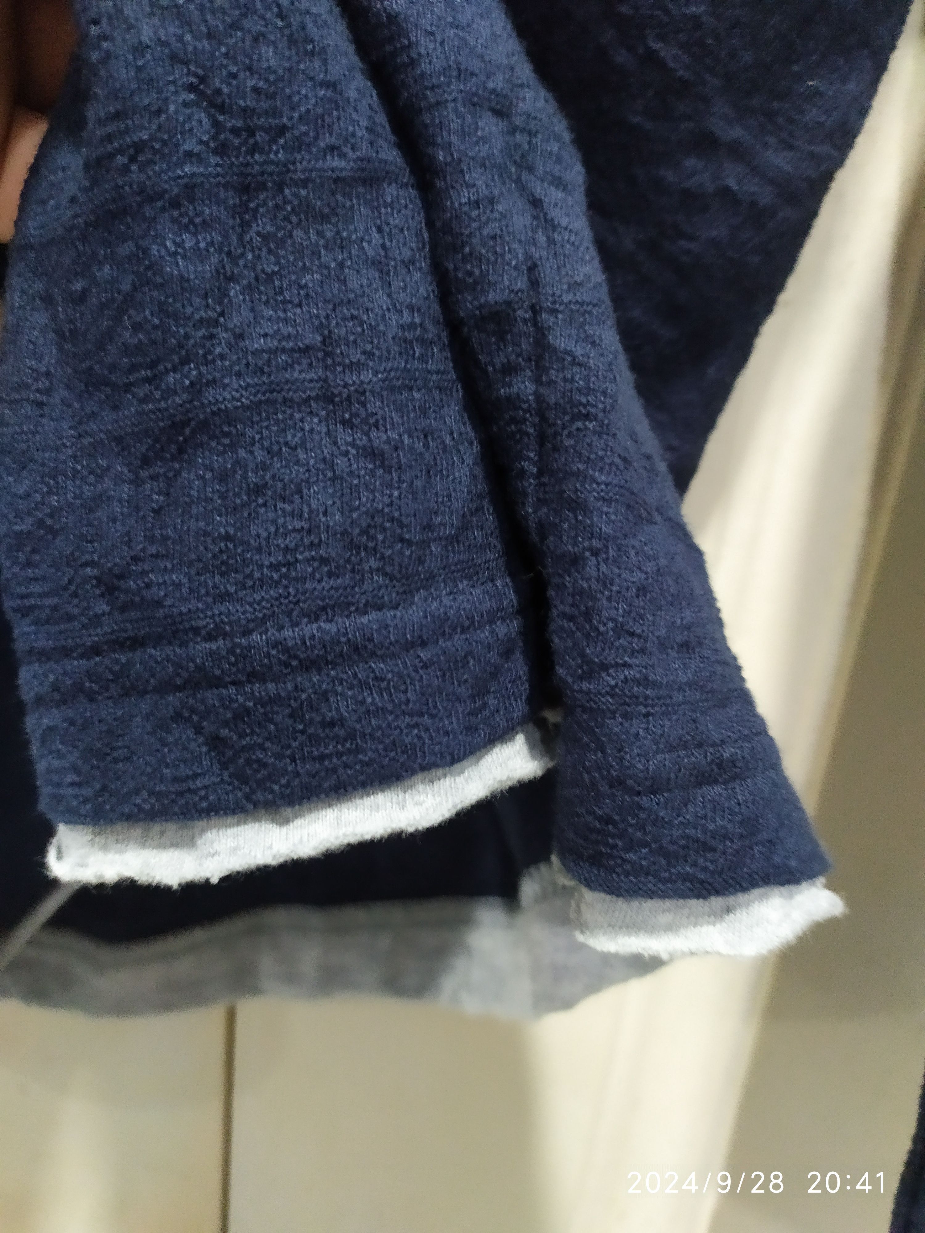 If Six Was Nine × Japanese Brand × Le Grande Bleu (L.G.B.) Klein Plus Home V Double Layered Long Sleve Ifsix Lgb Style Size US S / EU 44-46 / 1 - 3 Thumbnail