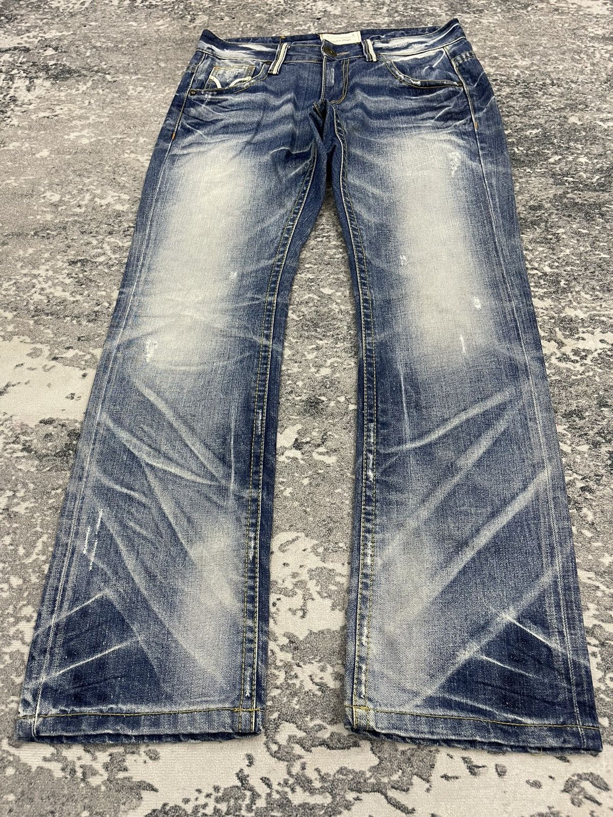 Vintage Vintage Lolita Jeans - Y2K Fairycore Distressed Denim Size US 33 - 2 Thumbnail