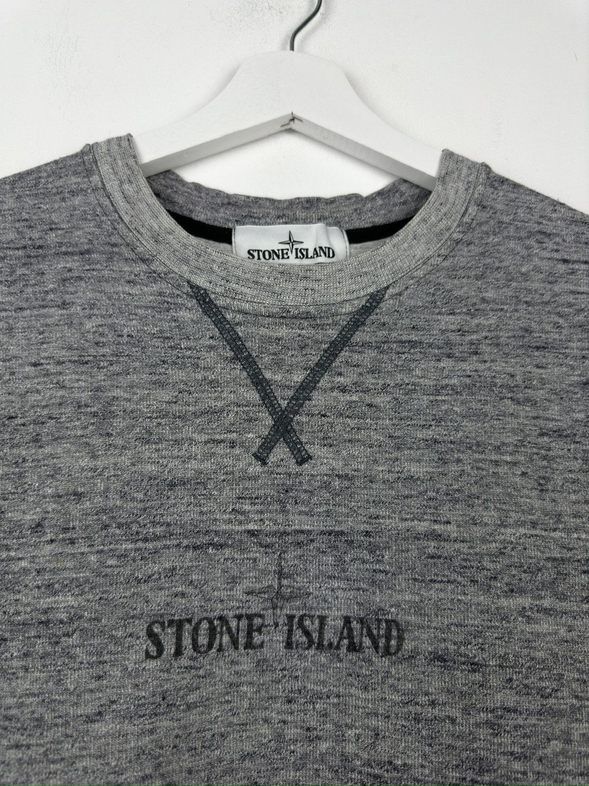 Stone Island Stone Island Big Logo Sweatshirt Crewneck Size US L / EU 52-54 / 3 - 3 Thumbnail
