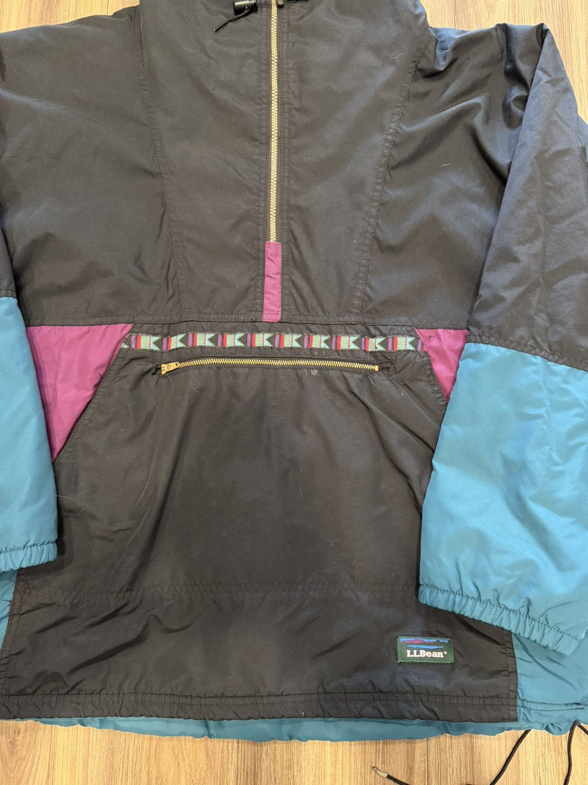 L.L. Bean Vintage LL Bean Aztec Anorak 3M Thinsulate Jacket Size US L / EU 52-54 / 3 - 2 Thumbnail