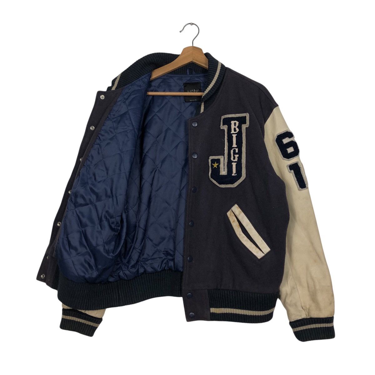 Japanese Brand 📌Vintage Varsity Bomber Jacket Mens Bigi Issey Miyake Size US M / EU 48-50 / 2 - 16 Thumbnail