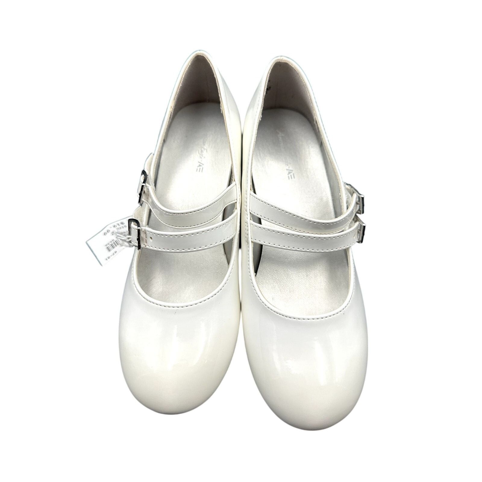 Other American Eagle Girls White Dress Shoe-Double Strap Mary Jane Size US 4 / IT 34 - 1 Thumbnail