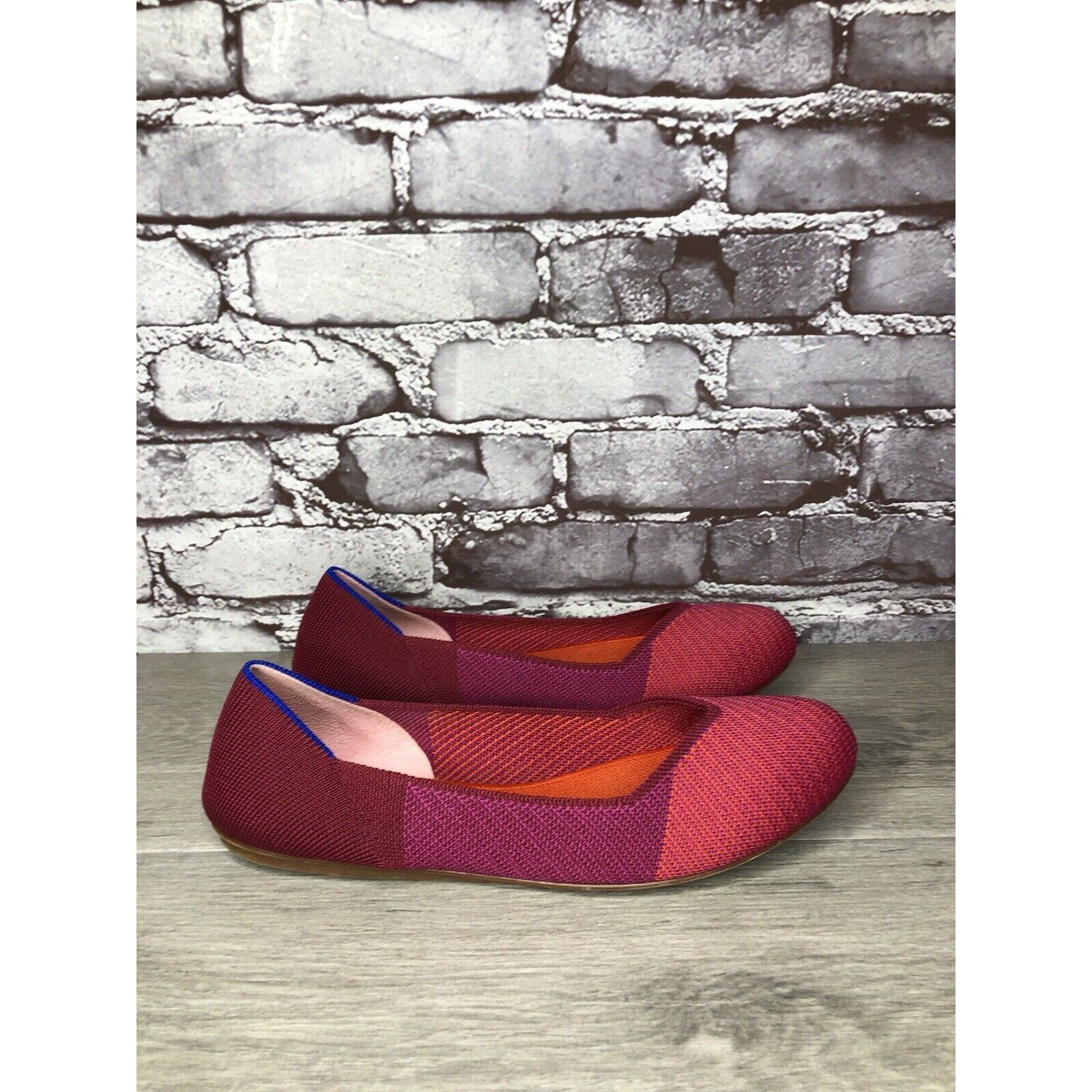 Other Rothy’s Magenta The Flat Textured Round Toe Slip On Shoes Wo Size US 9 / IT 39 - 3 Thumbnail