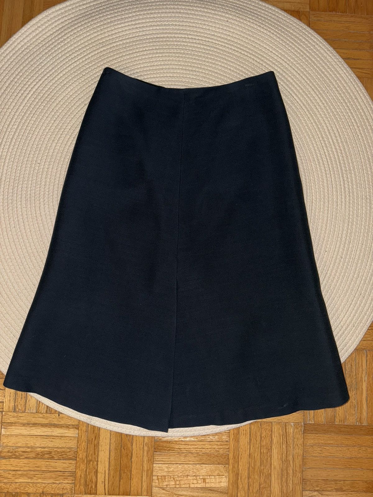 The Row The Row A line front and back slit wool suit skirt Size 30" / US 8 / IT 44 - 1 Thumbnail