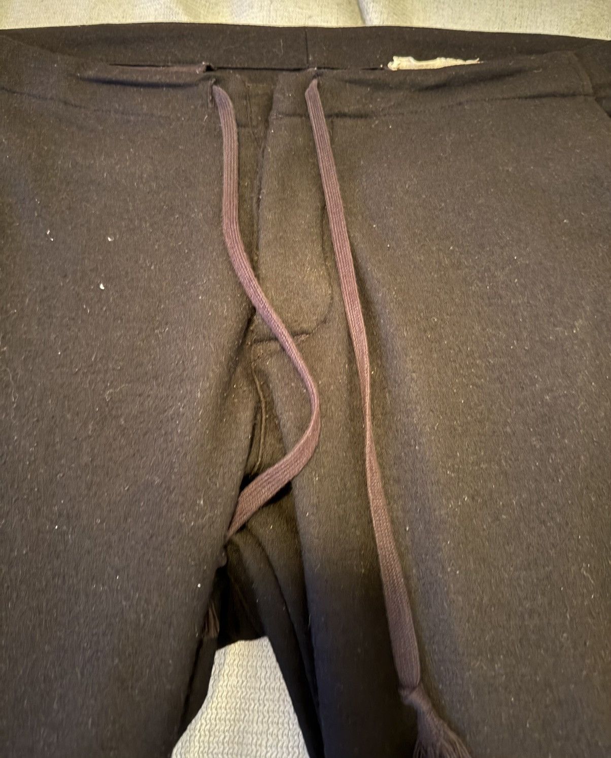 Greg Lauren Greg Lauren Black Wool Tux Pants (Size 4) Size US 38 / EU 54 - 4 Thumbnail