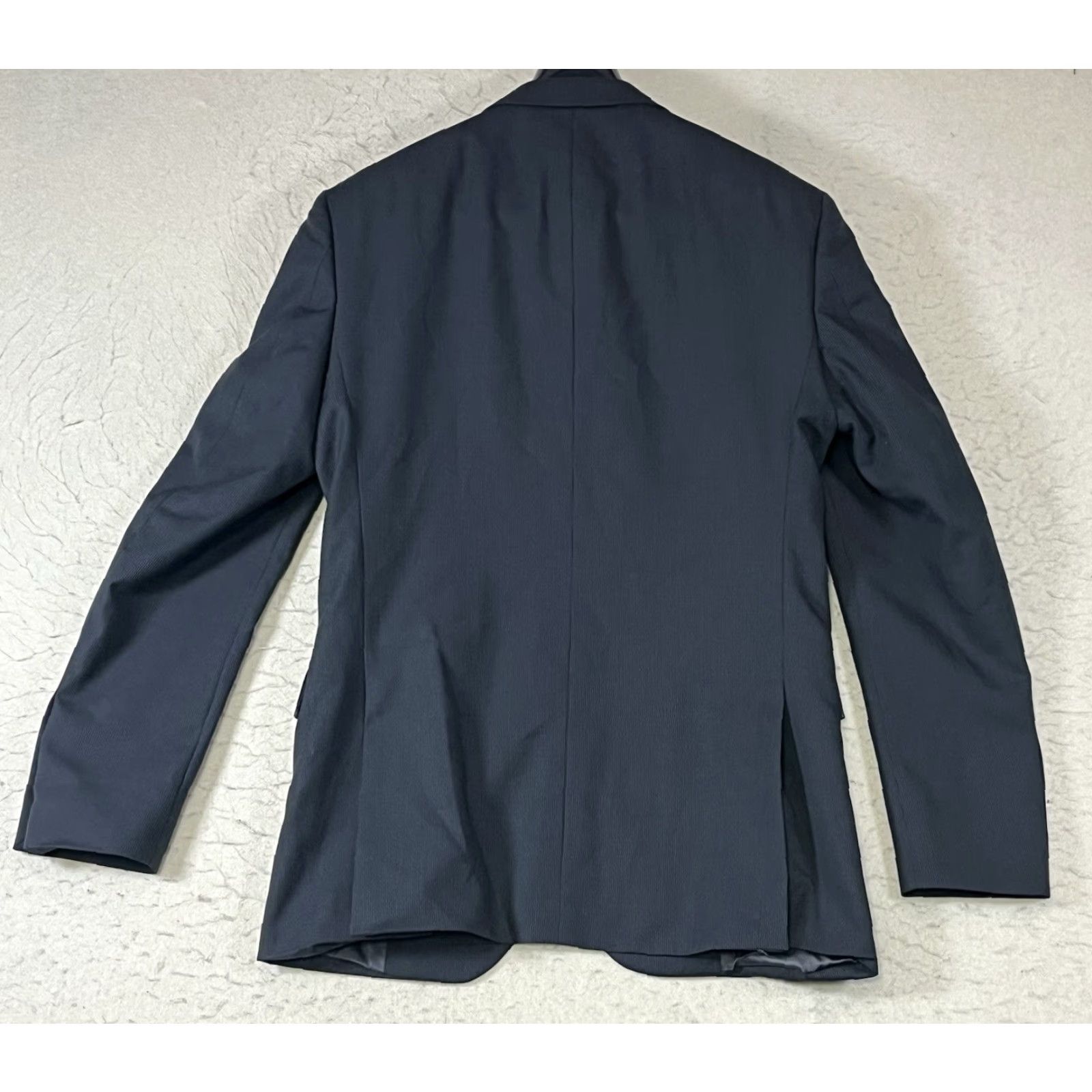 Egara Egara Sport Coat Black 2 Button Double-Vented Slim Fit 36R Men Jacket Coat Regular Length Size US XS / EU 42 / 0 - 2 Thumbnail