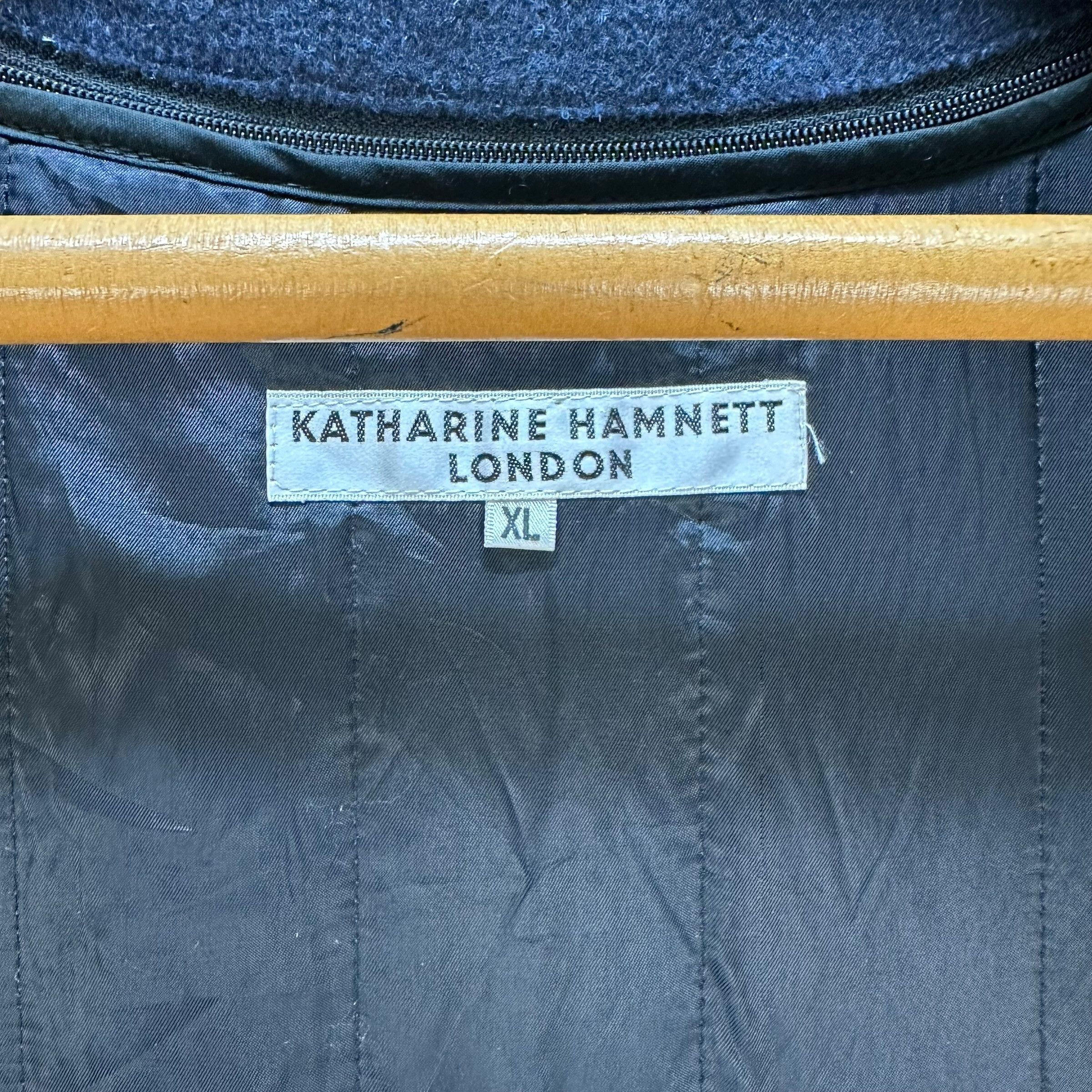 Katharine Hamnett London KATHARINE HAMNETT LONDON Wool Cashmere Jacket #A53-1231 Size US XL / EU 56 / 4 - 7 Thumbnail