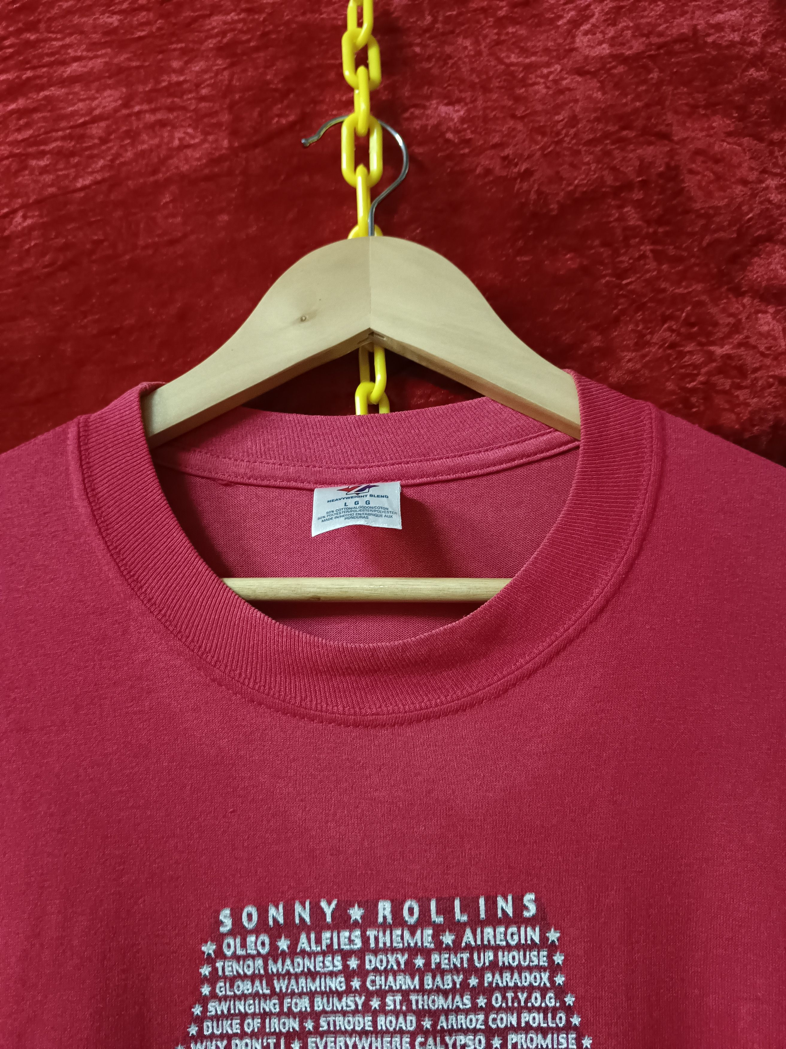Band Tees American Saxophonist Sonny Rollin Colossus Tee Size US L / EU 52-54 / 3 - 8 Thumbnail
