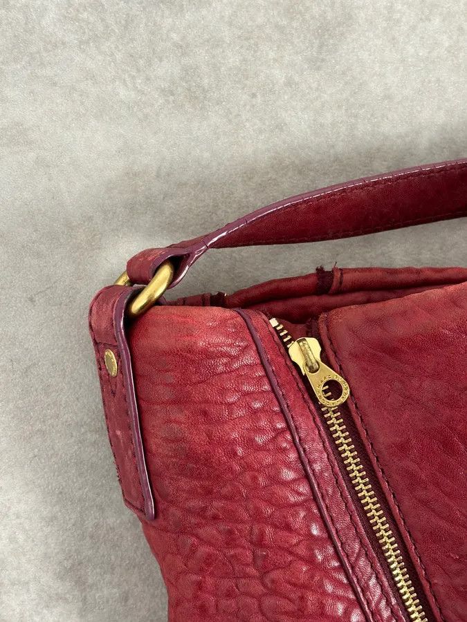 Marc Jacobs Marc Jacobs Red Leather Multi-Zip Shoulder Bag Size ONE SIZE - 9 Thumbnail