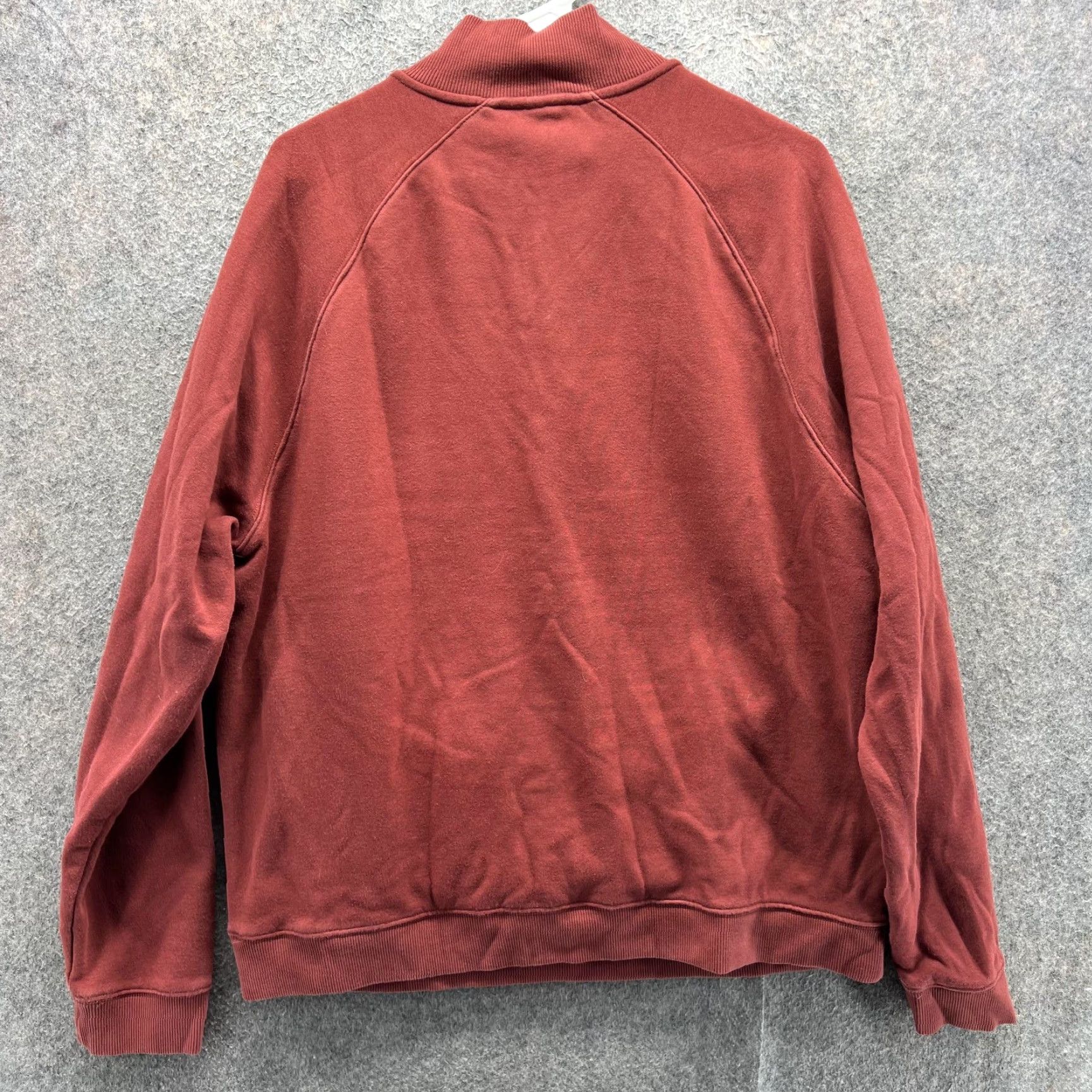 Fabletics Fabletics Mens XL Red 1/4 Zip Mock Neck Fleece Pullover Sweatshirt Stretch Size US XL / EU 56 / 4 - 7 Thumbnail