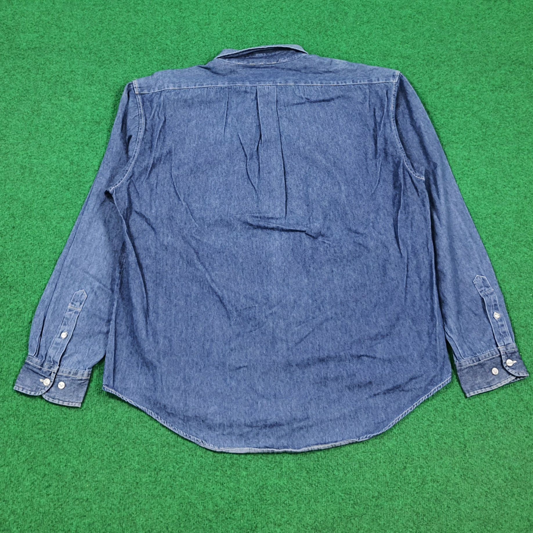 Ralph Lauren Vintage Ralph Lauren Denim Style Button Up Shirt C294N27 Size US XL / EU 56 / 4 - 3 Thumbnail