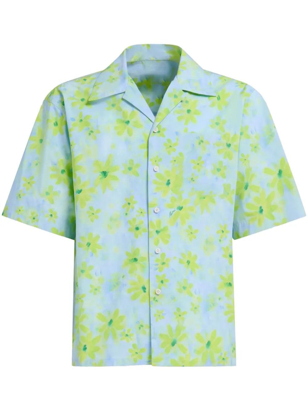 Designer Men’s Floral-Print Shirt – Short Sleeve Size US L / EU 52-54 / 3 - 3 Thumbnail
