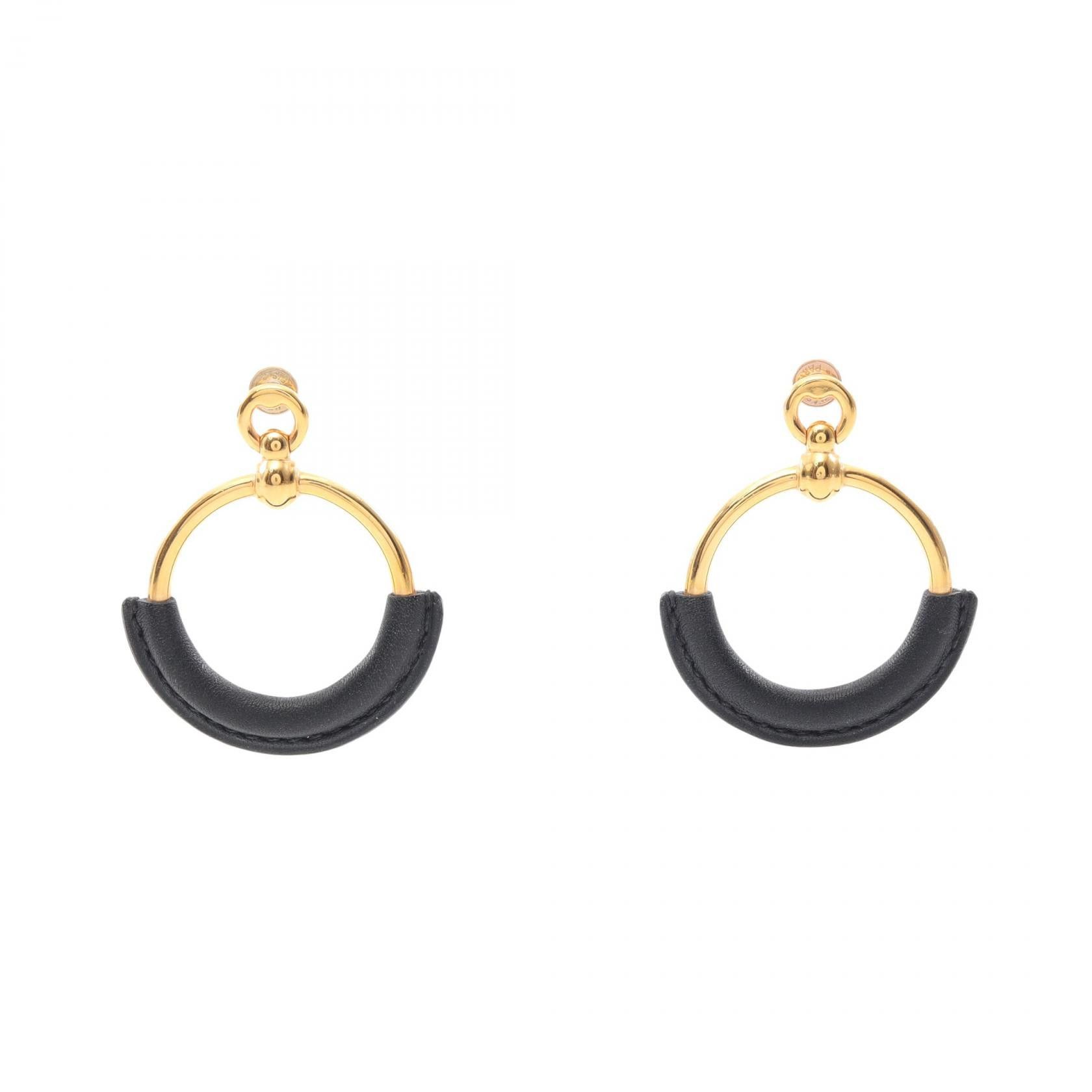 Hermes Hermes Hermes Loop Grand Earrings Metal Earrings DUTY FREE for USA Size ONE SIZE - 1 Thumbnail