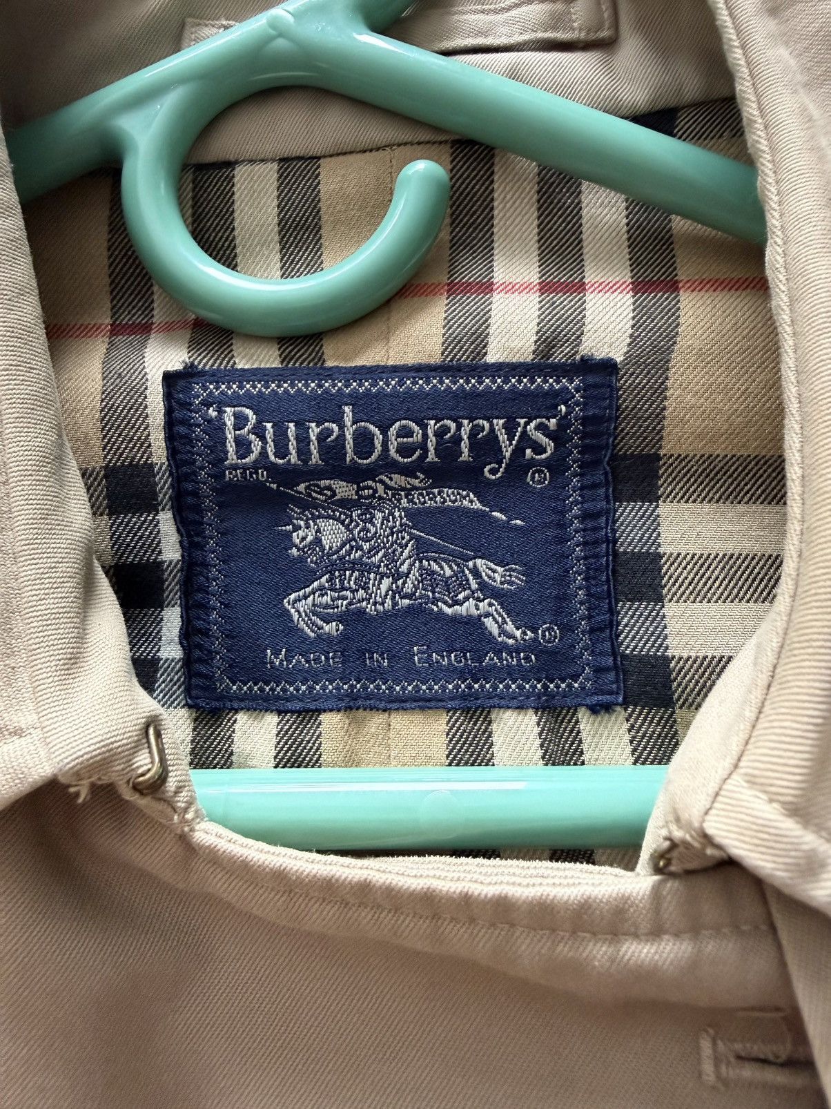 Burberry Circa 1980’s Womens Burberry Trench Coat Size XL / US 12-14 / IT 48-50 - 9 Thumbnail