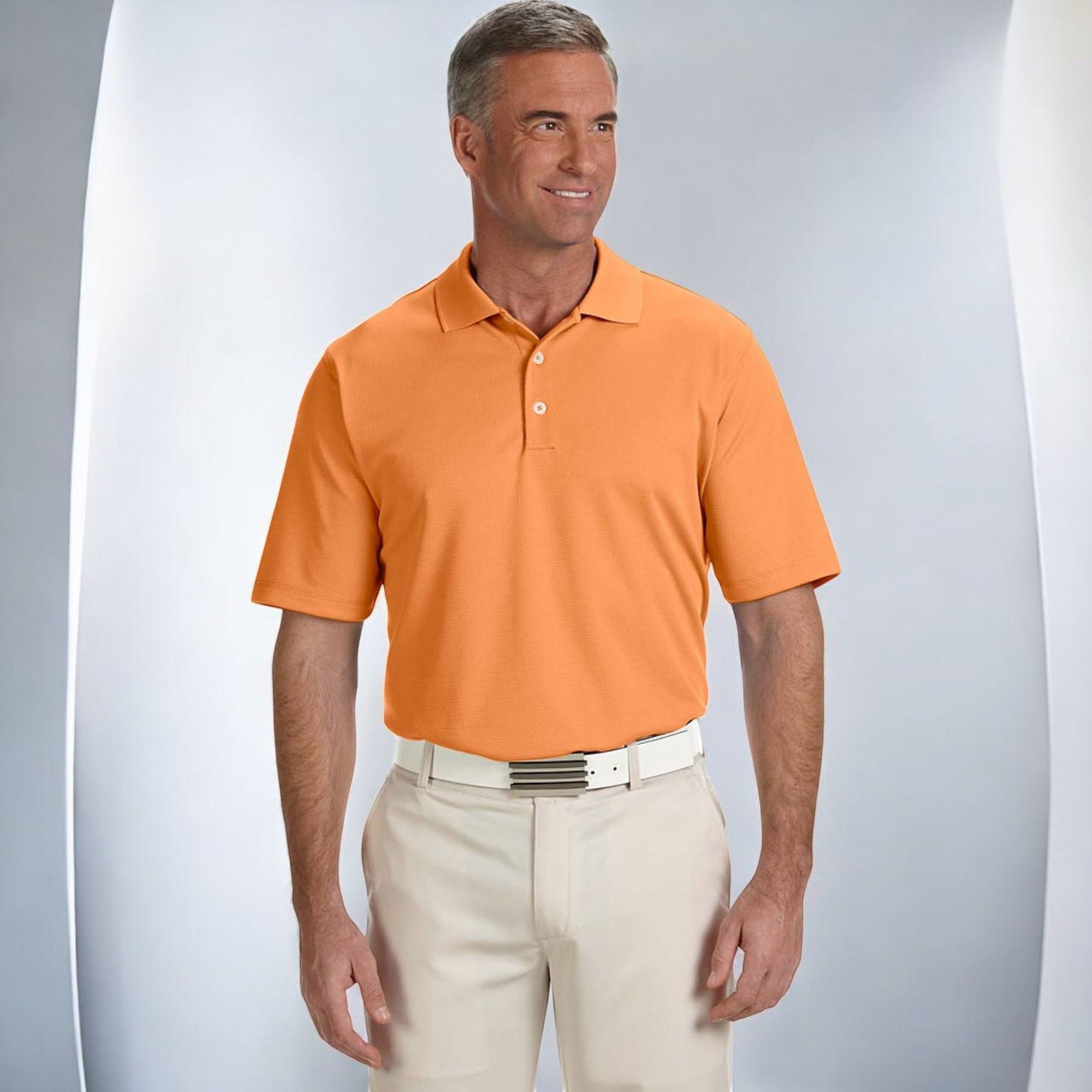 Adidas Adidas Golf Climalite Orange Polo Shirt NEW Small Size US S / EU 44-46 / 1 - 5 Thumbnail