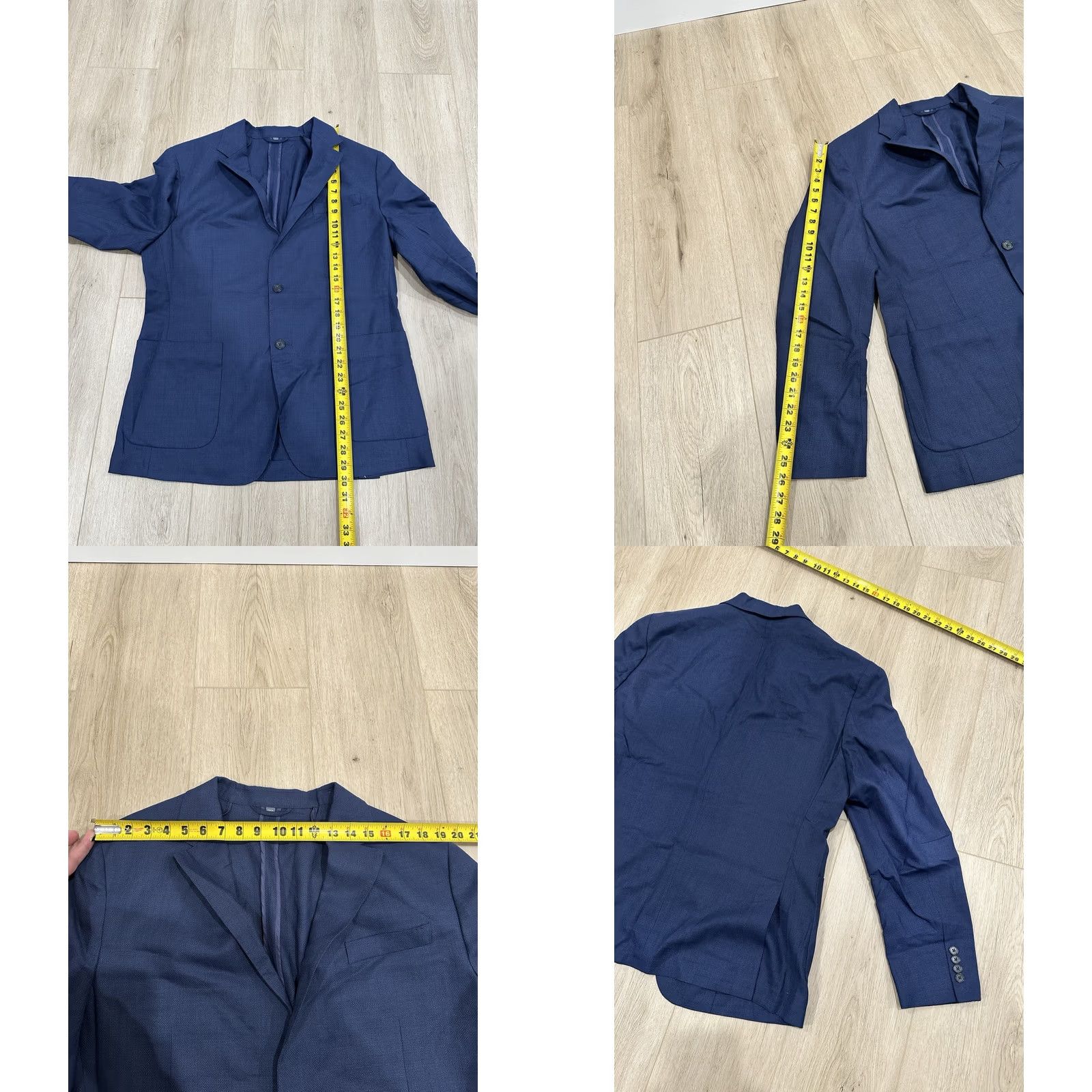 Bonobos Bonobos Vitale Standard Fit Blazer Mens 44R Navy Unstructured Size 44R - 8 Thumbnail