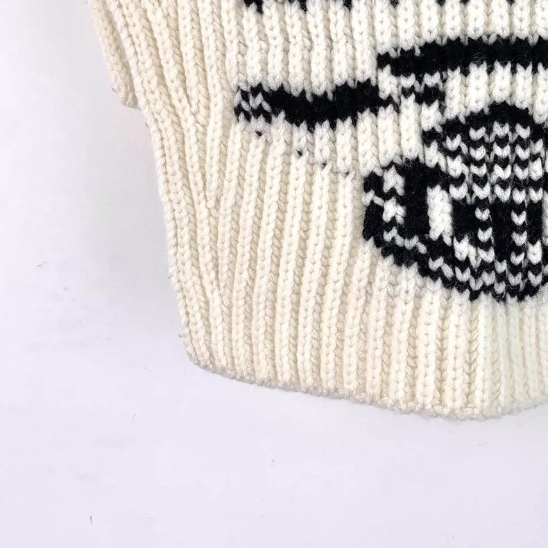 Prada Prada Cream Cashmere Knit Hooded Scarf-2506 Size ONE SIZE - 5 Thumbnail