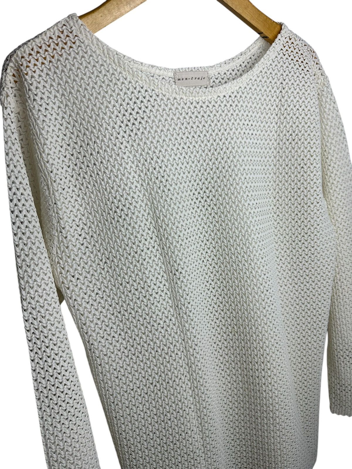 Yohji Yamamoto Undefined mon-traje MESH 3D LONG SLEEVE ISSEY YOHJI STYLE Size US M / EU 48-50 / 2 - 7 Thumbnail