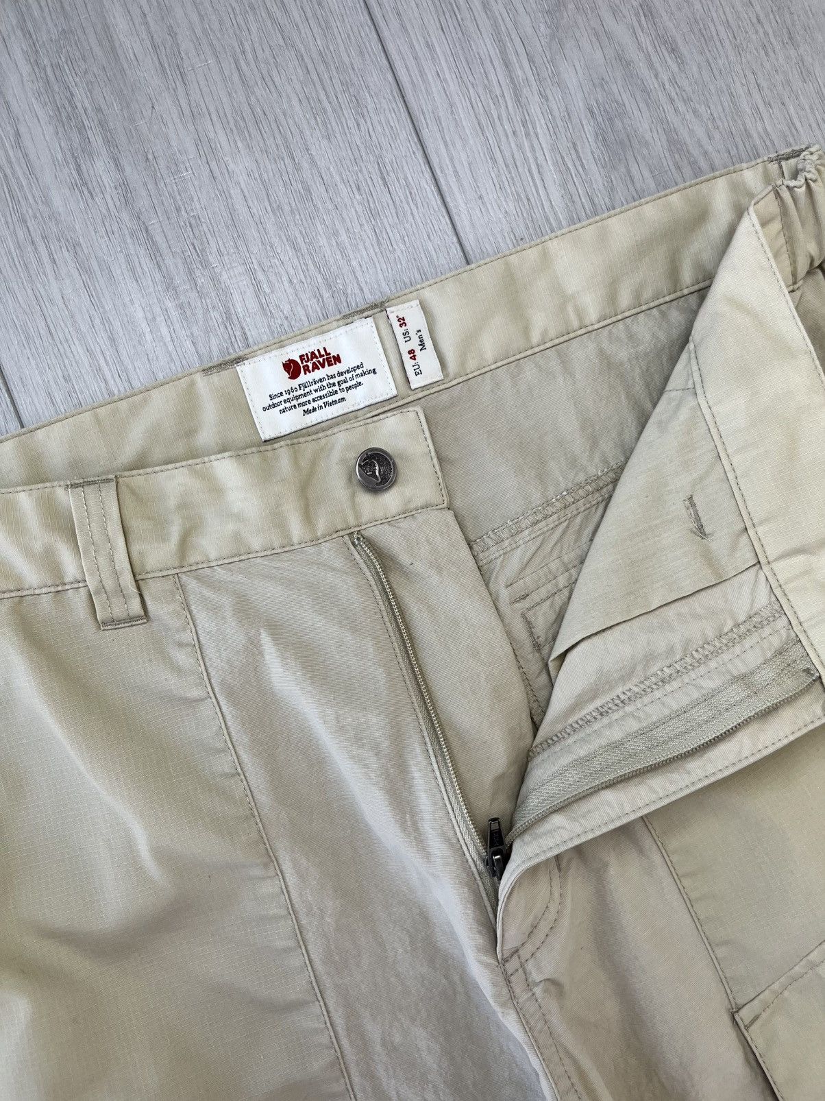 Fjallraven Fjallraven Abisko Hybrid Zip Off Trousers Trekking Pants Size US 32 / EU 48 - 8 Thumbnail
