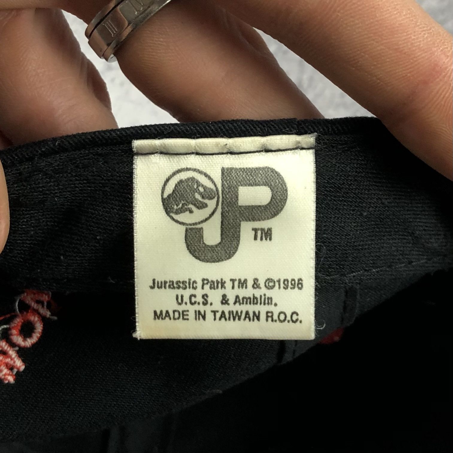 Expert Horror Rare 1996 Jurassic Park Universal Studios Vintage Cap Size ONE SIZE - 3 Thumbnail