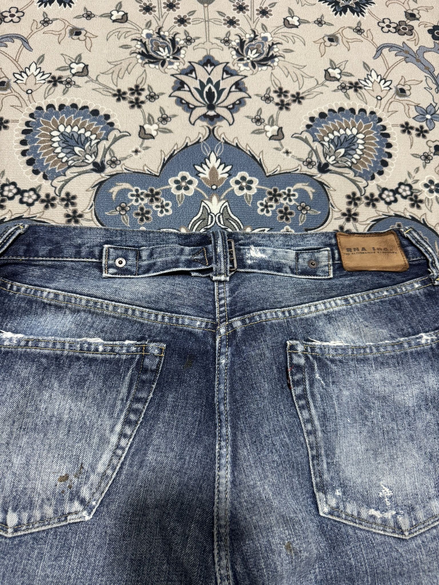 Japanese Brand × Vintage Vintage Japanese Brand RNA Buckle Back Buttonfly Jeans 501XX Size US 32 / EU 48 - 4 Thumbnail