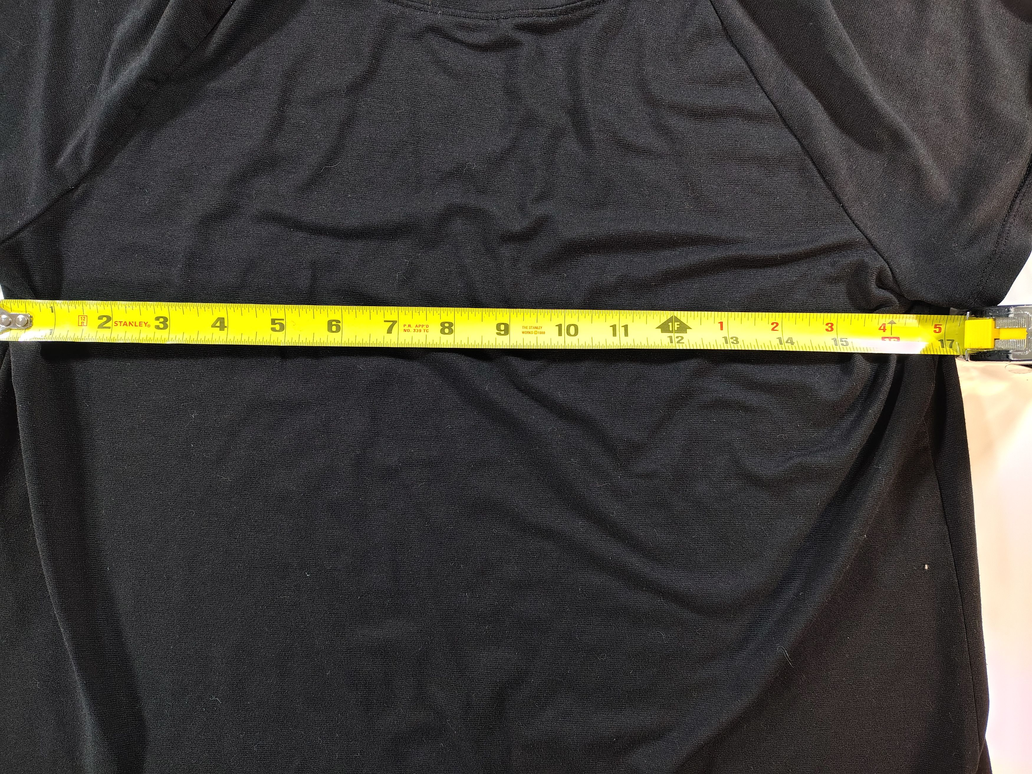Athletic Works Women's Black XL Plus Short Sleeve Athletic Works Shirt Size XL / US 12-14 / IT 48-50 - 3 Thumbnail