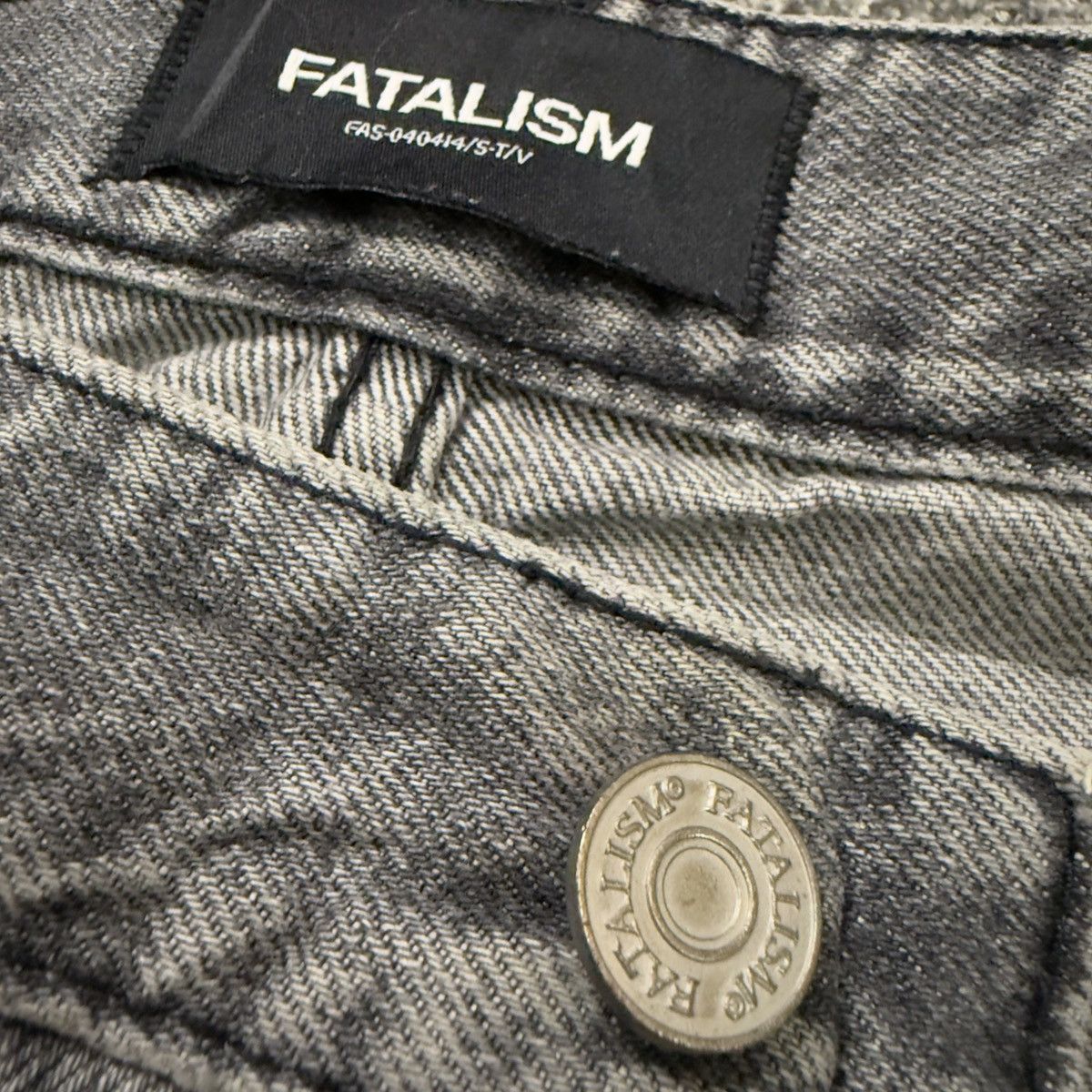 Japanese Brand Avant Garde Baggy Fatalism Black Wild Destroyed Wide Fit Size US 34 / EU 50 - 13 Thumbnail