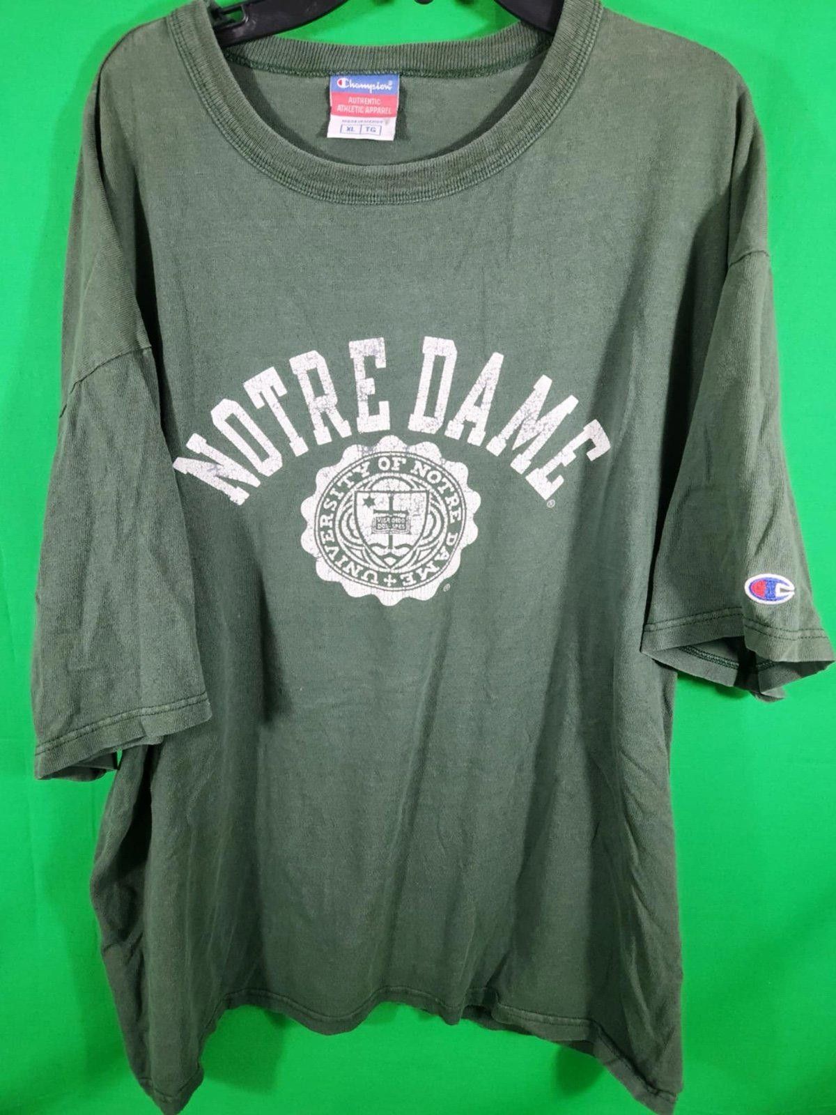 Champion Vintage Champion Notre Dame Graphic Tee Size US XL / EU 56 / 4 - 1 Thumbnail